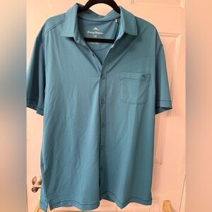 Tommy Bahama Men's Teal Button Down Shirt